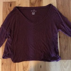American Eagle ribbed top